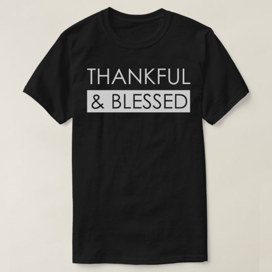感謝して賛美いる Tシャツ (デザイン正面)