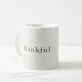 感謝して コーヒーマグカップ (正面左)