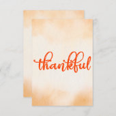 感謝して サンキューカード (正面/裏面)