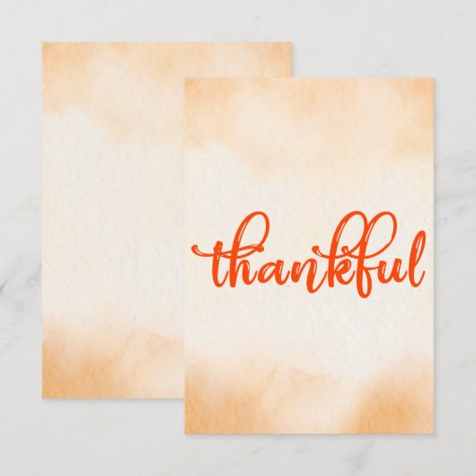 感謝して サンキューカード (正面/裏面)