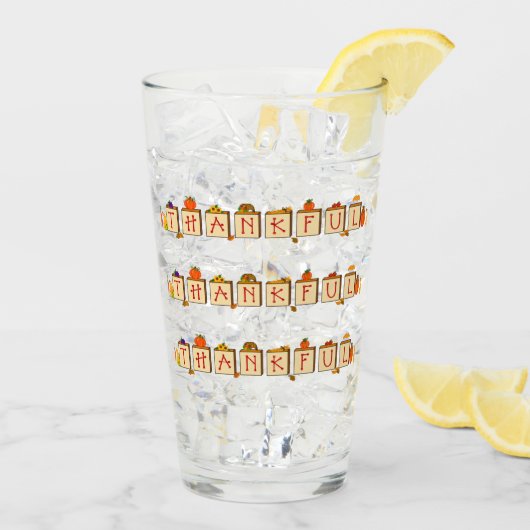 感謝して タンブラーグラス (アイス裏面)