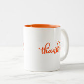 感謝して ツートーンマグカップ (正面右)