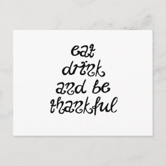 感謝して ポストカード