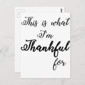 感謝して ポストカード (正面/裏面)