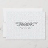 感謝して | 写真ありがとう(バックメッセージ付き) サンキューカード (裏面)