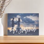 感謝して | 写真ありがとう(バックメッセージ付き) サンキューカード