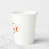 感謝して 紙コップ (左)