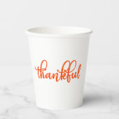感謝して 紙コップ (正面)