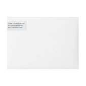 感謝して |結婚さんありがとう差出人住所 ラップアラウンドラベル (正面)