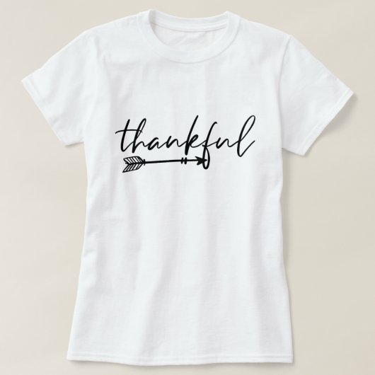 感謝して Tシャツ (デザイン正面)