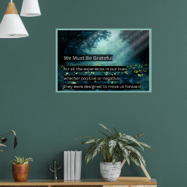 感謝しなけりゃならぬ ポスター