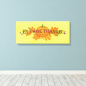 感謝しようじゃないかキャンバスプリントプリント キャンバスプリント (インサイチュ (ウッドフロア))