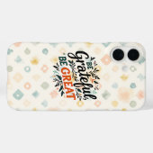 感謝しよう、偉大になろう Case-Mate iPhoneケース (裏面 (横))