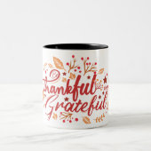 感謝し感謝する ツートーンマグカップ (中央)