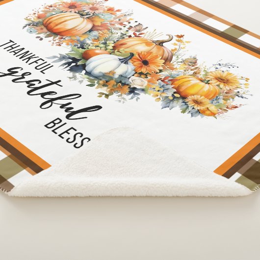 感謝し、感謝し、大き賛美なシェルパ毛布 シェルパブランケット (3/4)