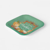 感謝し、感謝し、感謝し賛美ている ペーパープレート (傾斜あり)