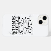 感謝し、感謝賛美して、毎独身の日 Case-Mate iPhoneケース (裏面 (横))