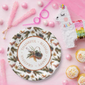 感謝する果実の秋のバスケット賛美 ペーパープレート (パーティー)