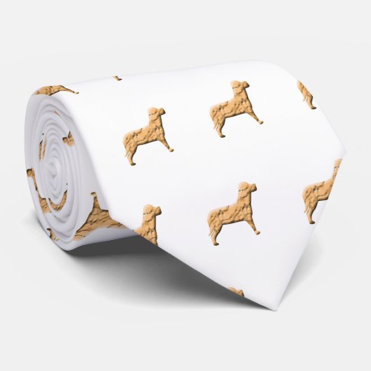 感謝する男性感謝の獣医ペット犬 ネクタイ (ロール)