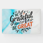 感謝する素晴らし 横断幕 (横)