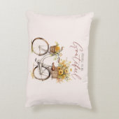 感謝する選択 – 自転車と素朴秋 アクセントクッション (裏面(縦))