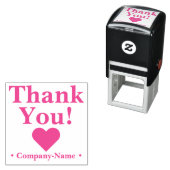 感謝する「ありがとう!」 ビジネスゴム印 セルフインキングスタンプ (インサイチュ)