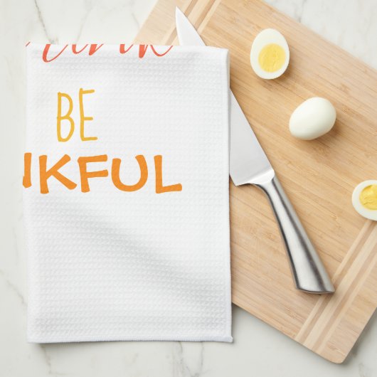 感謝する キッチンタオル (四つ折り)
