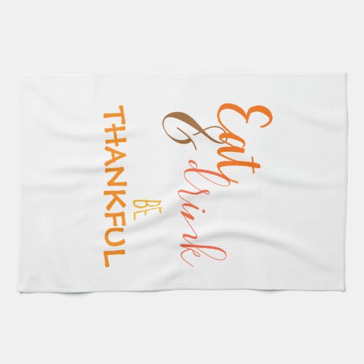 感謝する キッチンタオル (横)
