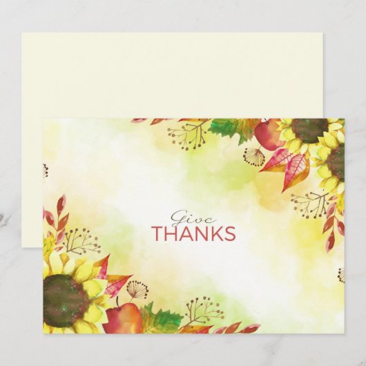 感謝する シーズンカード (正面/裏面)