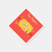 感謝する スタンダードカクテルナプキン (角)