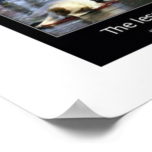 感謝する ポスター (角)