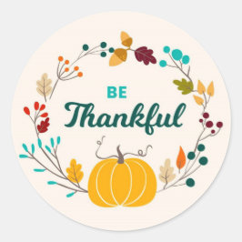 感謝する ラウンドシール