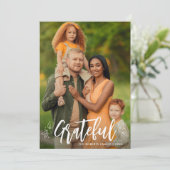 感謝する | 家族の感謝状のグリーティングカード シーズンカード (スタンド正面)