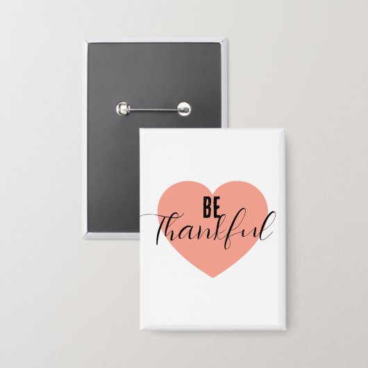 感謝する 缶バッジ (正面/裏面)