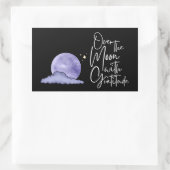 感謝でいっぱいステッカー 長方形シール (バッグ)