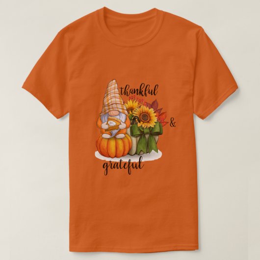 感謝とありがたさ Tシャツ (デザイン正面)