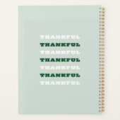 感謝とグリーンアート感謝 プランナー手帳 (裏面)