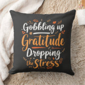 感謝とストレスレリーフ、 浮き彫り クッション (ブランケット)