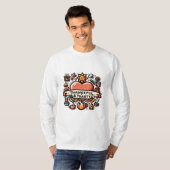 感謝とトースト Tシャツ (正面フル)