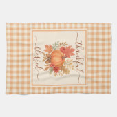 感謝とパンプ賛美クキン | 秋感謝祭 キッチンタオル (横)