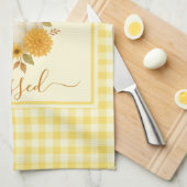 感謝とパンプ賛美クキン | 秋感謝祭 キッチンタオル (四つ折り)