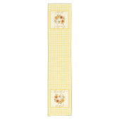 感謝とパンプ賛美クキン | 秋感謝祭 ショートテーブルランナー (正面)