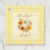 感謝とパンプ賛美クキン | 秋感謝祭 フェイバータグ (正面)