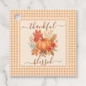 感謝とパンプ賛美クキン | 秋感謝祭 フェイバータグ (正面)