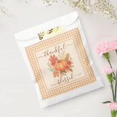 感謝とパンプ賛美クキン | 秋感謝祭 フェイバーバッグ (封をした状態)