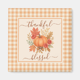 感謝とパンプ賛美クキン | 秋感謝祭 マグネット