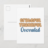 感謝とユーモアの法廷名言カード ポストカード (正面/裏面)