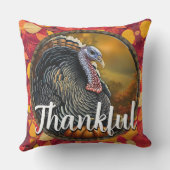 感謝と七面鳥 アウトドアクッション (裏面)