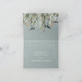 感謝と写真賛美のクリスマスホリデーカード シーズンカード (内部)