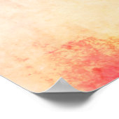 「感謝と前向き」の詩アートのポスター ポスター (角)